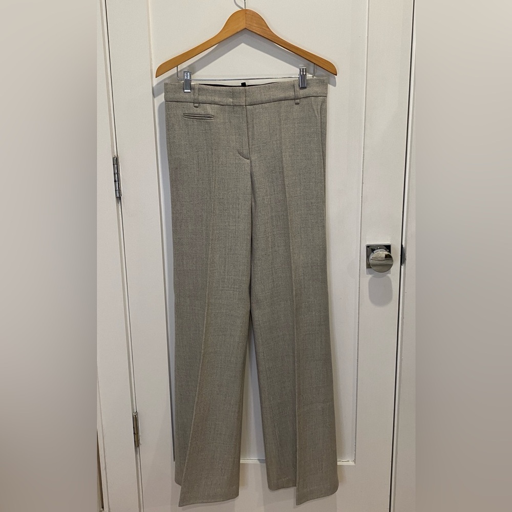 NWT NEW BCBG MAC AZRIA Camilla Pants Trousers 8 Gray  Wool $188